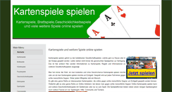 Desktop Screenshot of kartenspiele-spielen.de