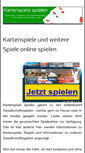Mobile Screenshot of kartenspiele-spielen.de